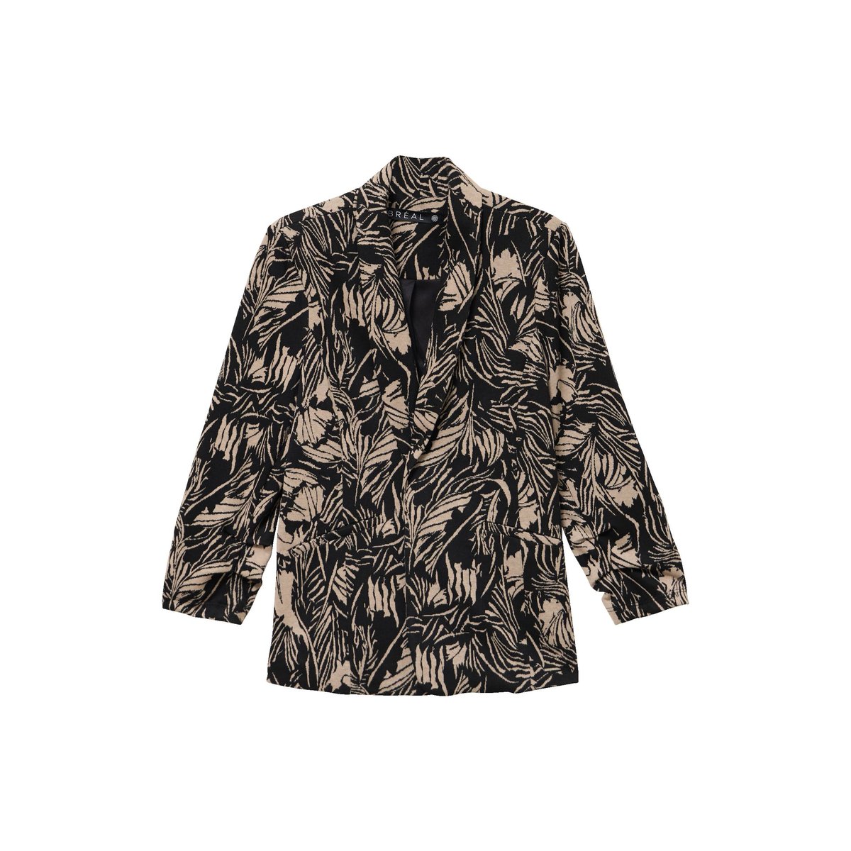 Veste cintrée manches longues doublée noir, BREAL