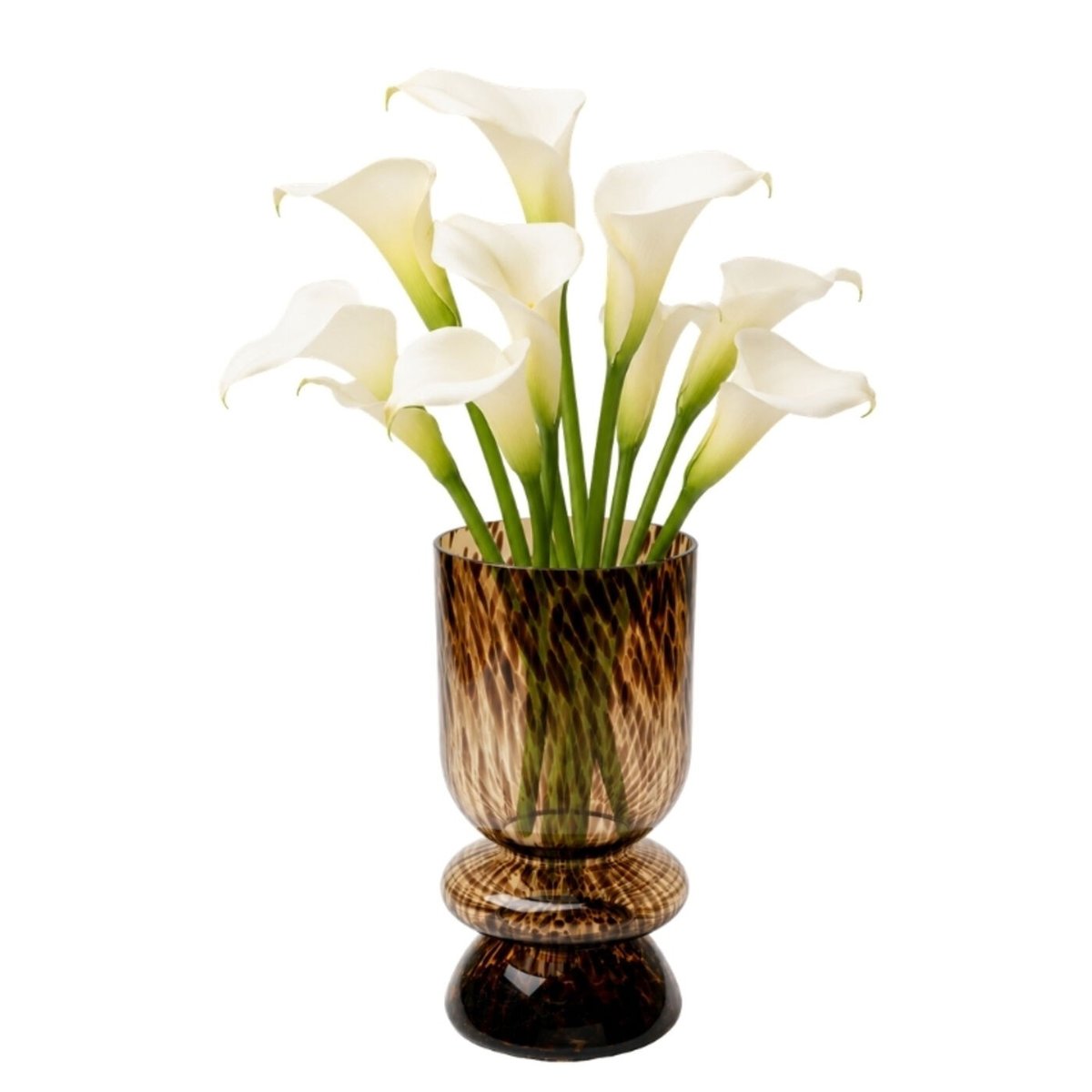 Vase en verre, CARAMEL marron, KARE DESIGN