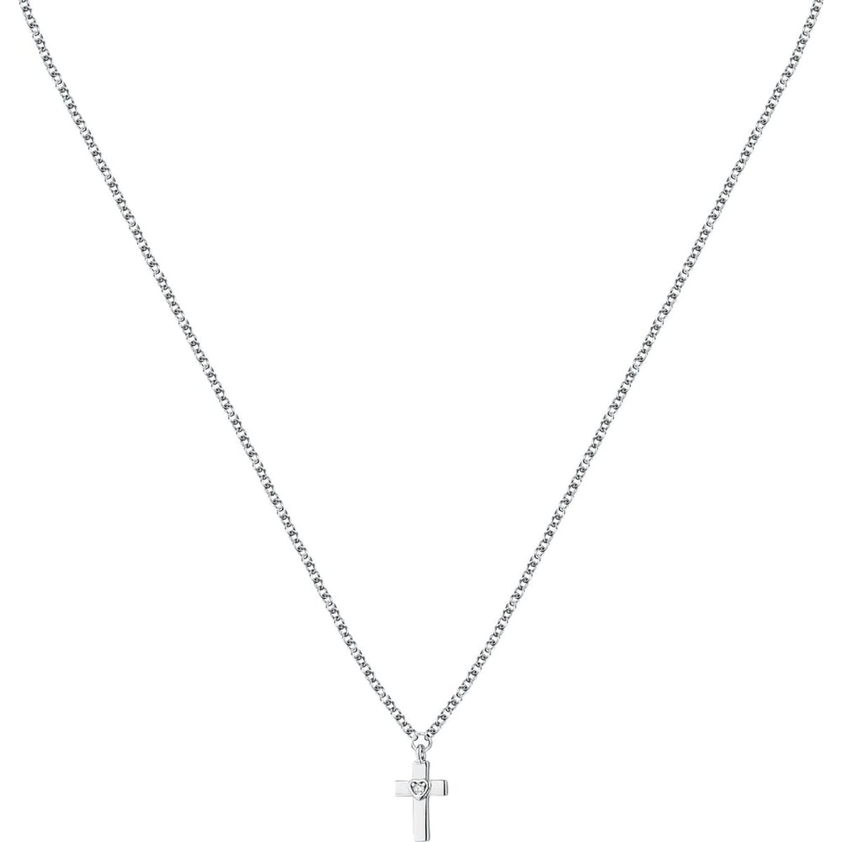 Colliers en Zircon/cubic Zirconia/recycled Silver 925/1000 et Zircon argent, MORELLATO