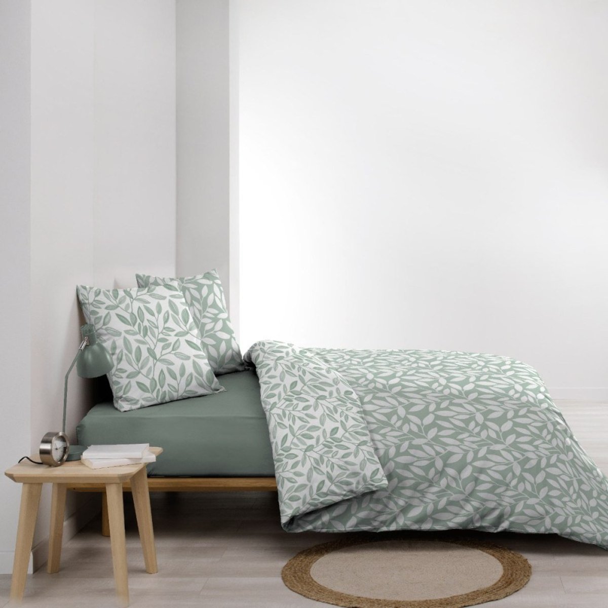 Housse de couette 240x220 + 2 taies imprimées SEQUOIA vert, DECORATIE