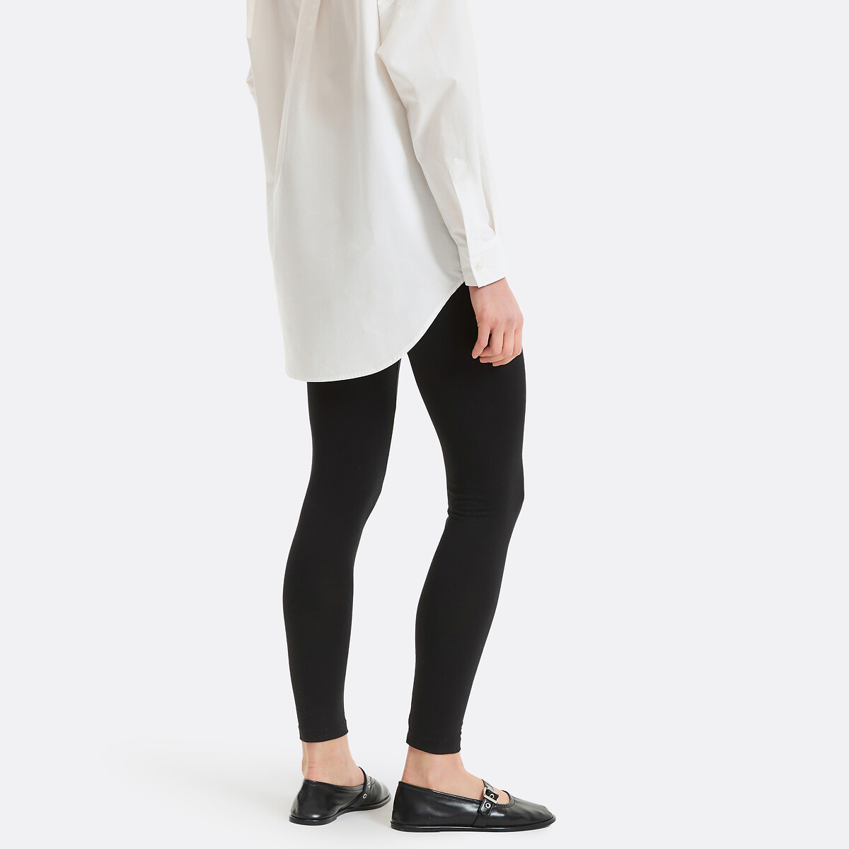 Legging long, taille haute noir, LA REDOUTE COLLECTIONS