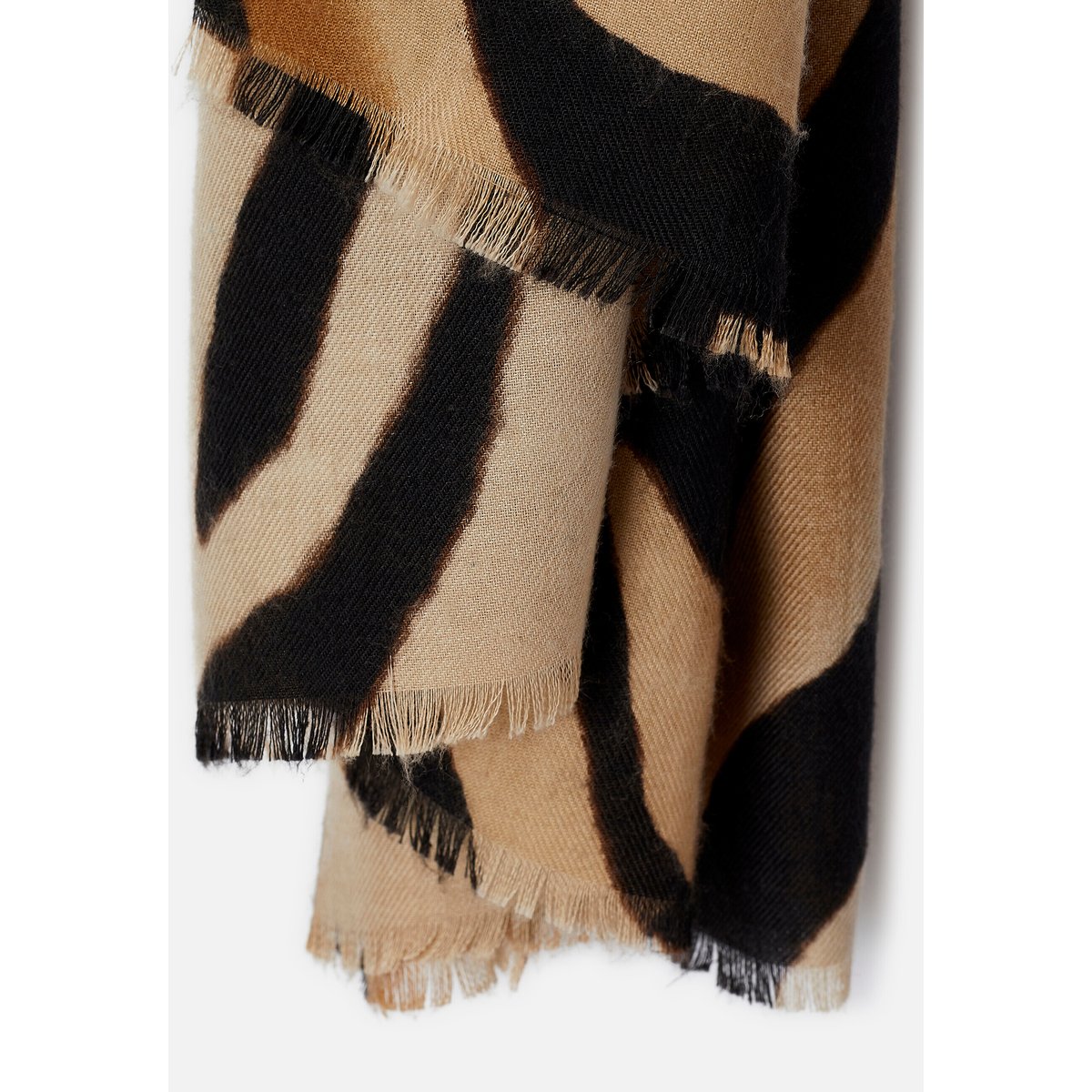 Foulard imprimé animalier blanc noir animalier, DAMART