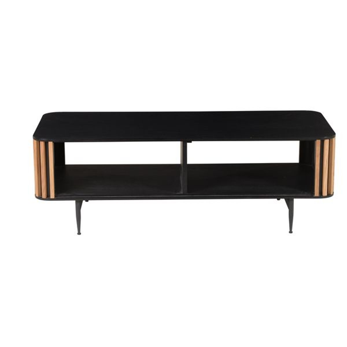 Table basse rectangulaire noir carbone, ZAGO