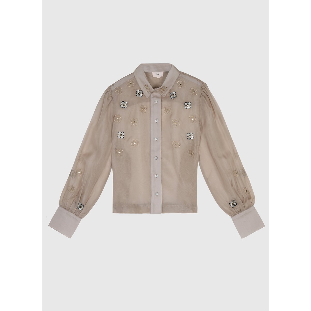 Chemise SANTONA taupe, AN'GE