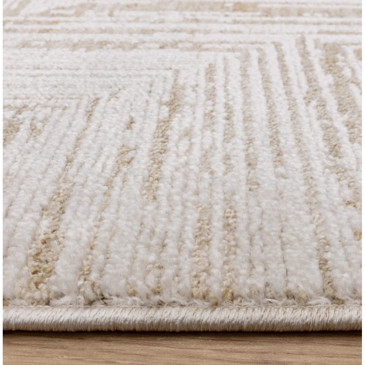 Tapis tissé plat moderne MANDO beige, NOVATREND