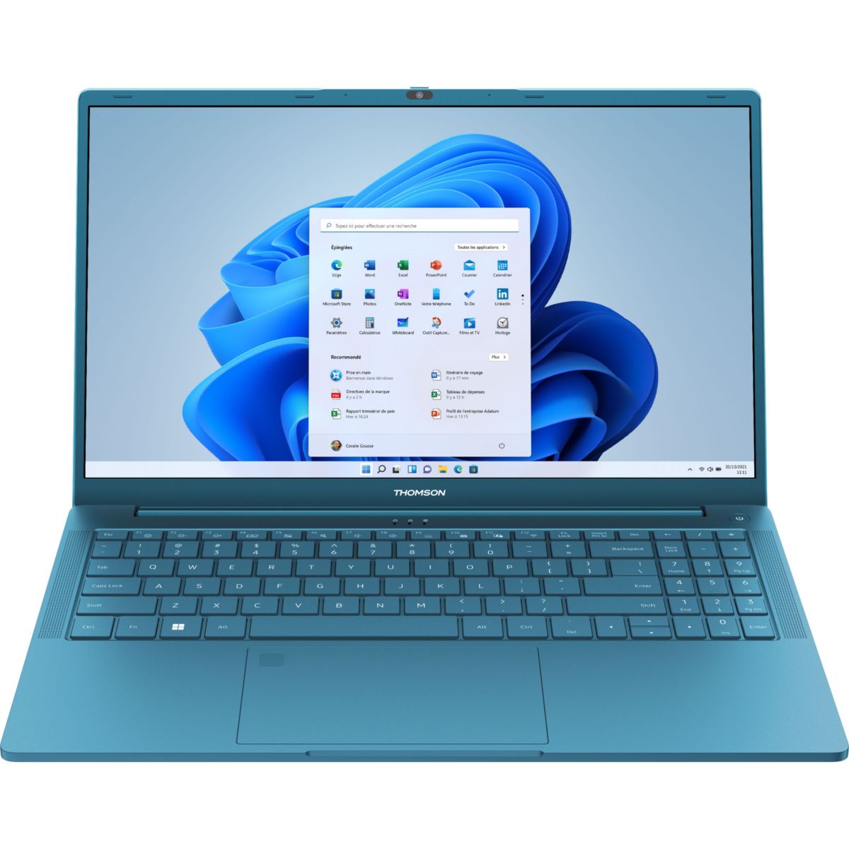 Ordinateur portable NX15R716BL512 15,6" AMD Ryzen 7 7735HS 16 Go RAM DDR5 SSD 512 Go couleur unique, THOMSON