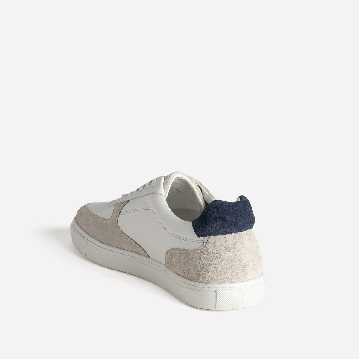Basket en cuir PIERIC blanc, ERAM