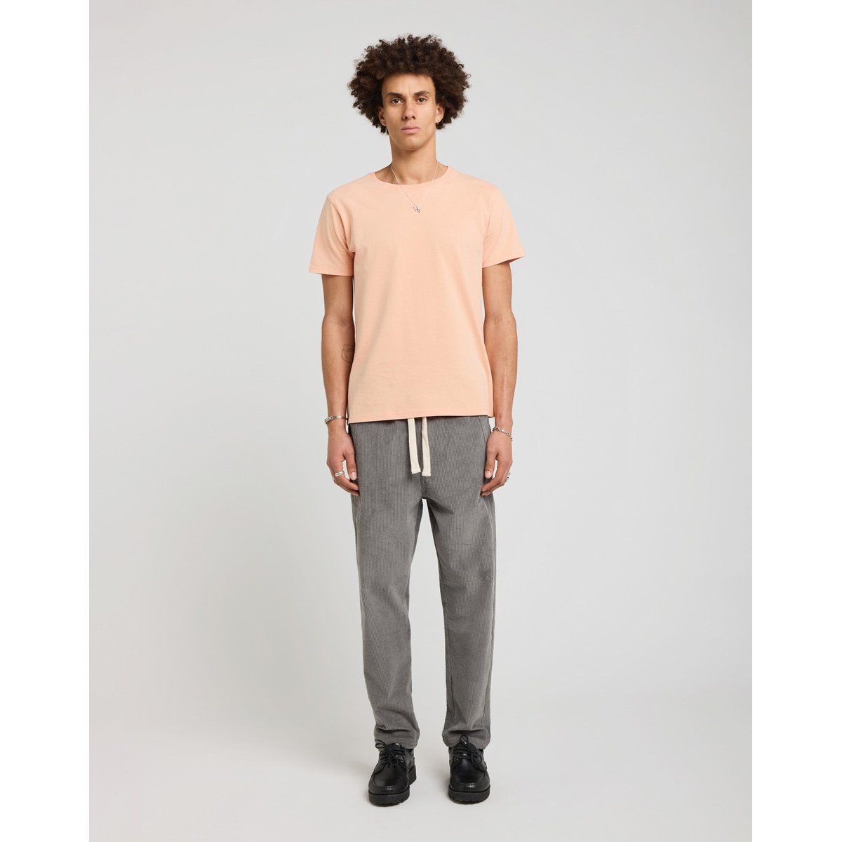 PANTALON LOOSE VELOURS ROYMOUSE gris, PULLIN