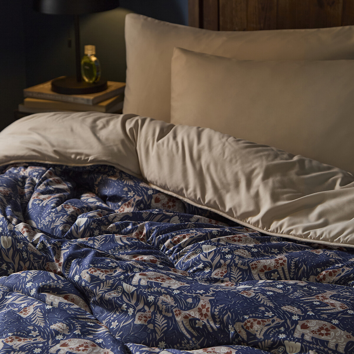10.5 Tog Coverless Duvet Set Woodland navy, NIGHT LARK