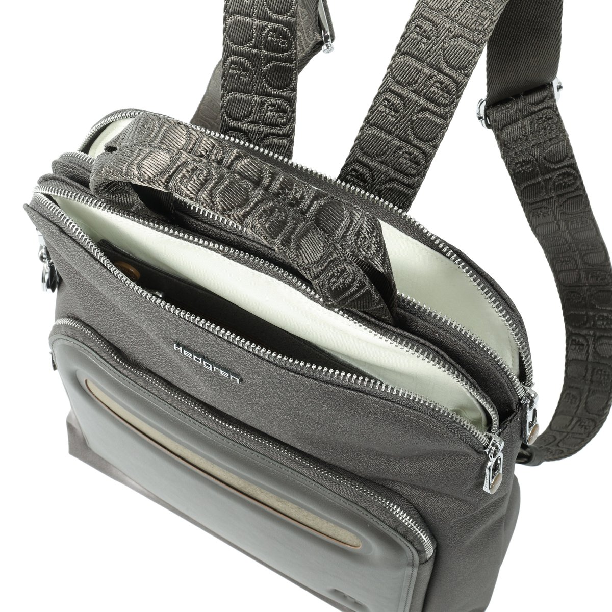 Sac à dos urbain organisé sécurisé kaki, HEDGREN