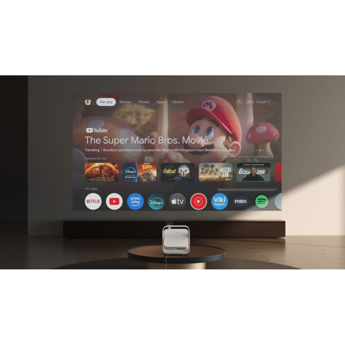Vidéoprojecteur portable Elfin Flip Plus blanc, XGIMI