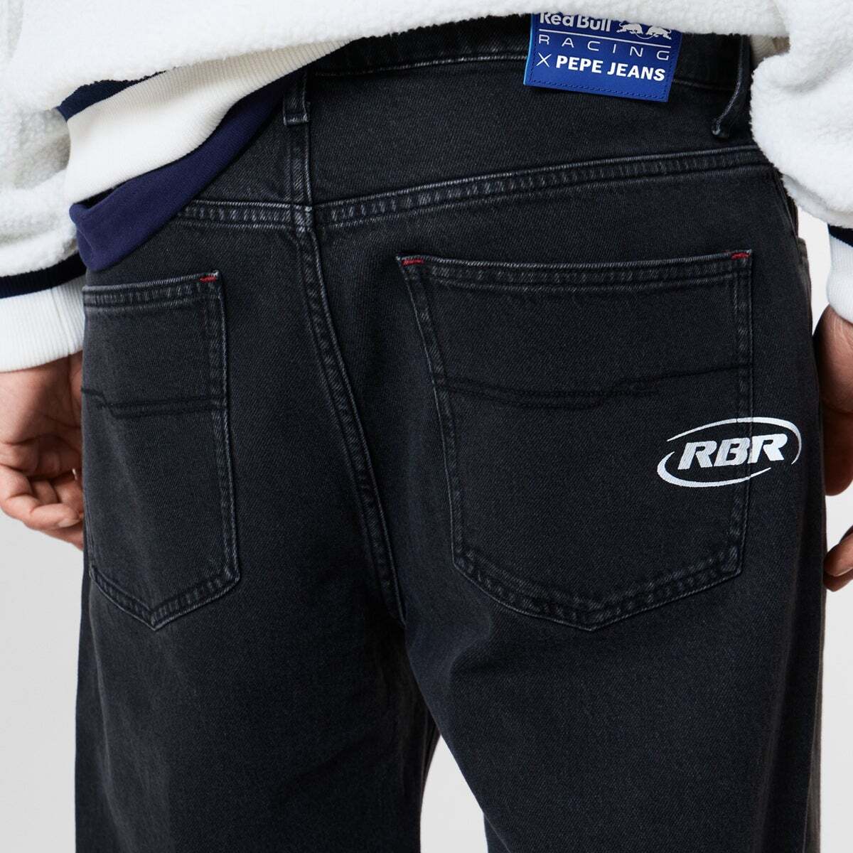 Jean Coupe Large, Taille Haute couleurs délavées, PEPE JEANS