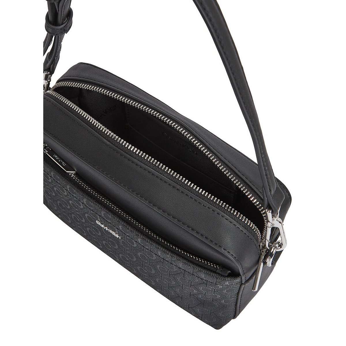 Carteira com alça tiracolo preto , CALVIN KLEIN