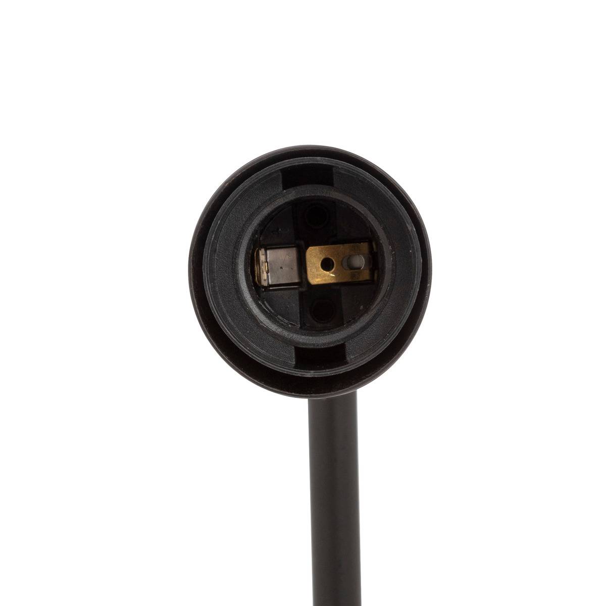 Lampadaire métal sans abat-jour KELI noir, ATMOSPHERA