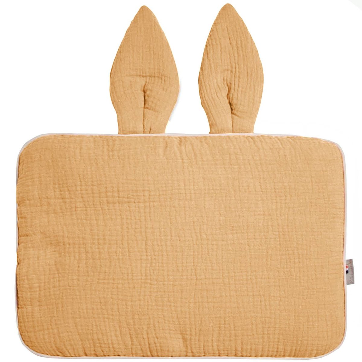Set pour lit bébé, tour de lit, couverture, drap et coussin SIDONIA sidonia, beige, écru, blanc, SEVIRA KIDS