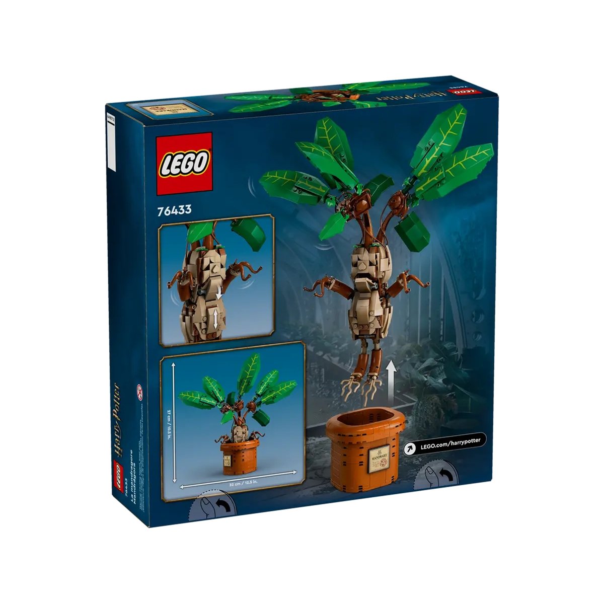 LEGO Harry Potter - Figurine Mandragore 76433 - Plante Magique à Construire multicolore, LEGO