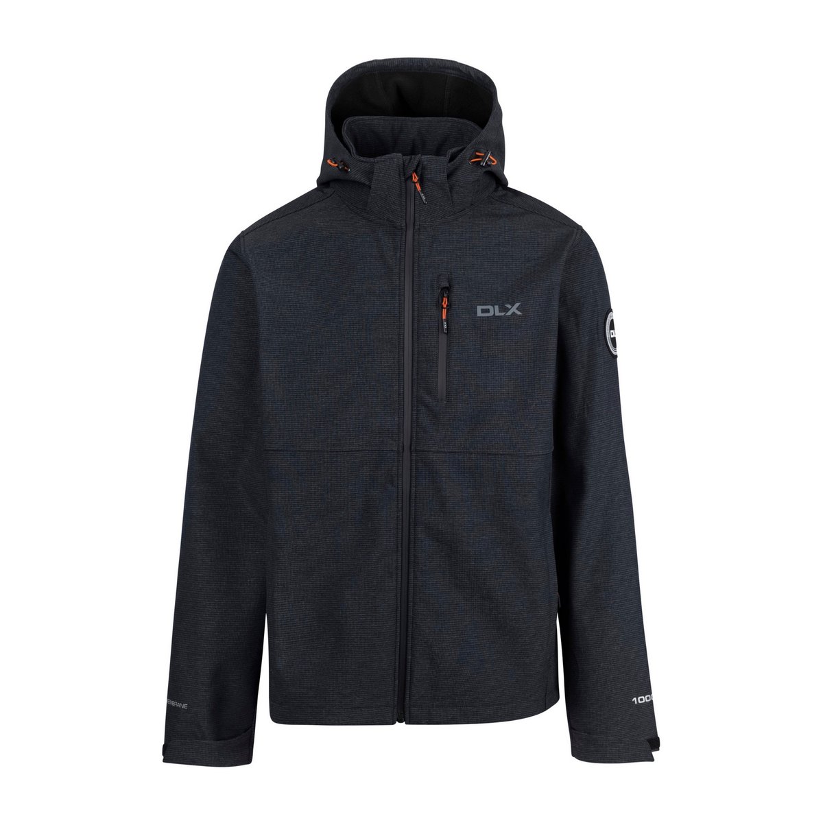 Veste softshell JUSTIN DLX gris chiné, TRESPASS