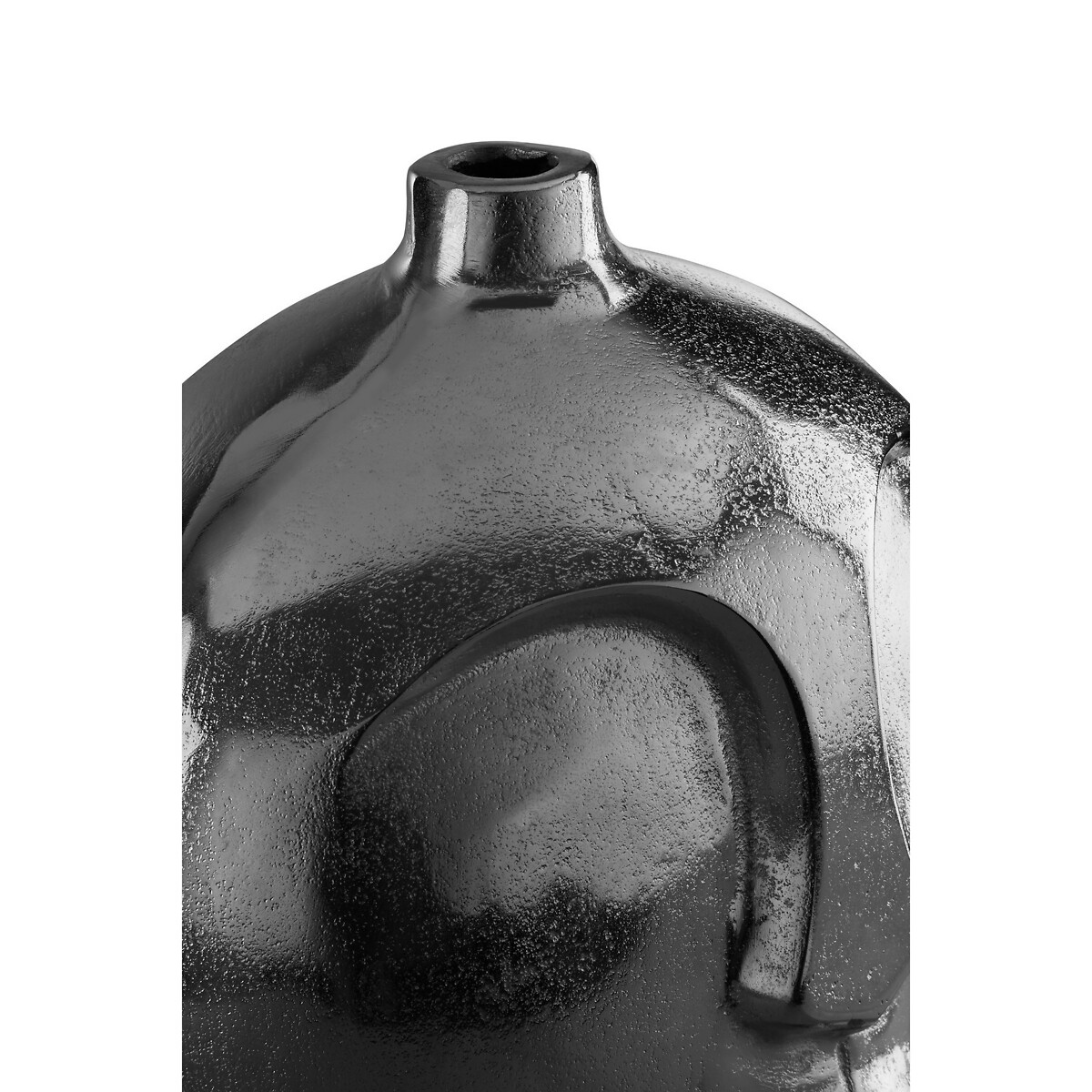 21cm Silver Round Aluminium Vase silver-coloured, SO'HOME