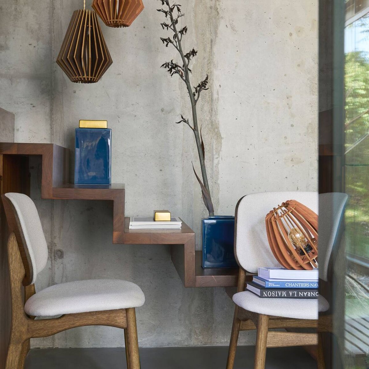 Boîte céramique déco bleu 24 cm - SIRINE bleu, CAMIF