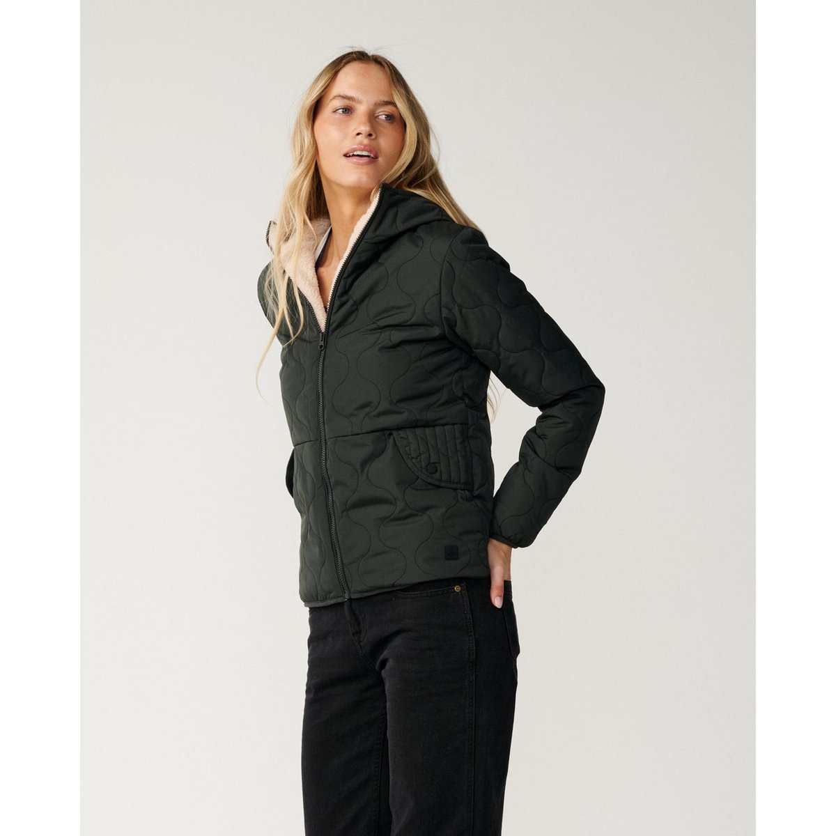 Veste ANTI-SERIES noir, RIP CURL