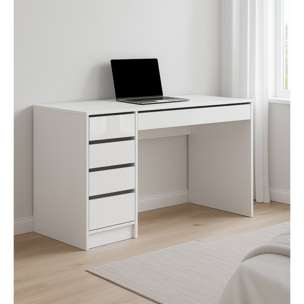 Bureau enfant tiroirs réversibles ALLDEN cachemire, RECOLLECTION