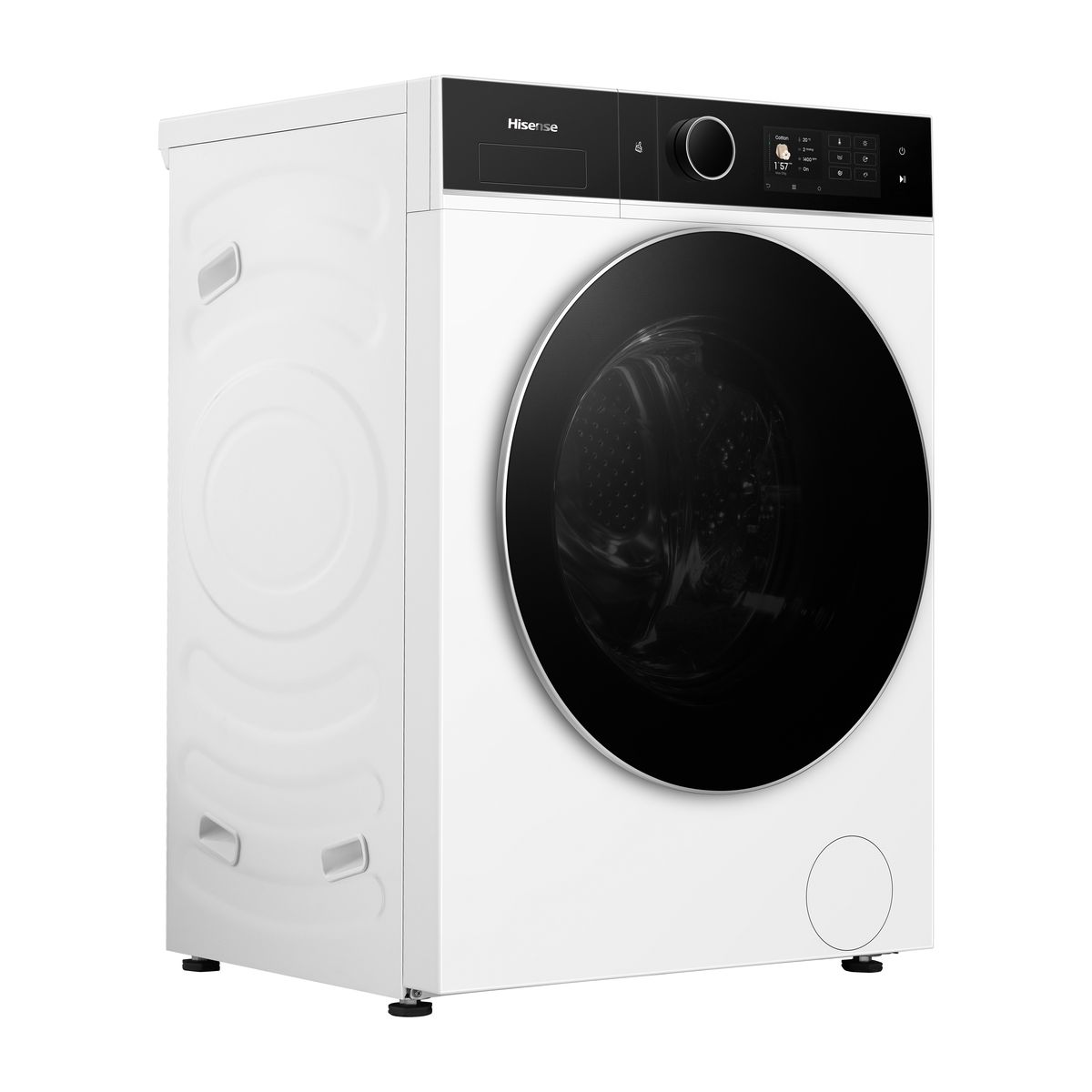 Lave linge séchant hublot WD5I1245BWRH couleur unique, HISENSE