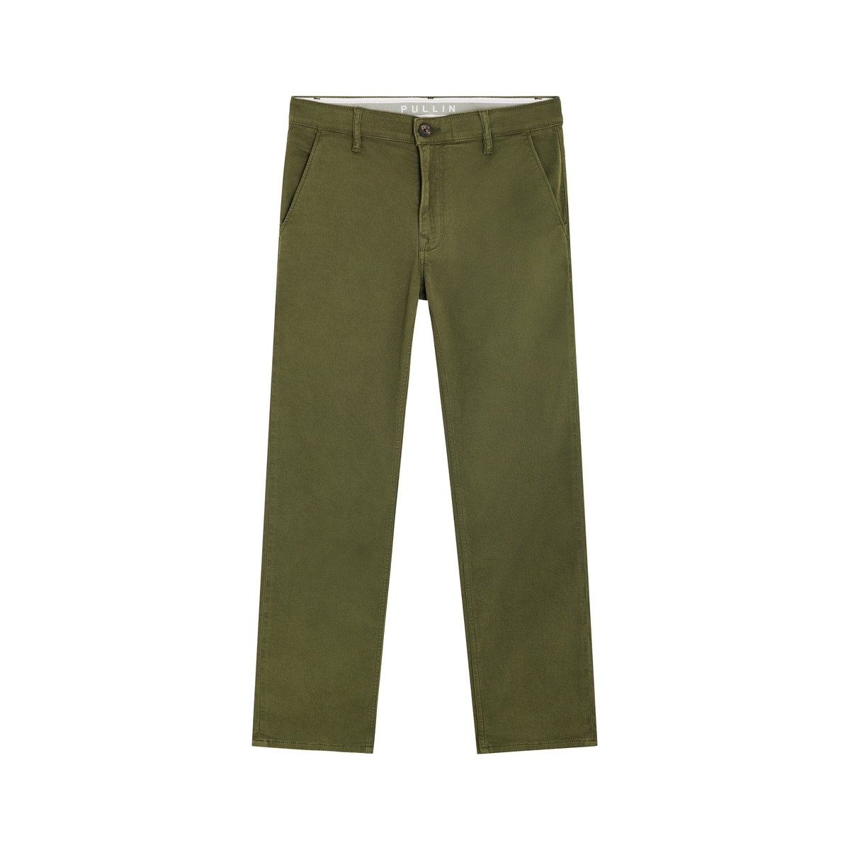 PANTALON CHINO CLOVER vert, PULLIN