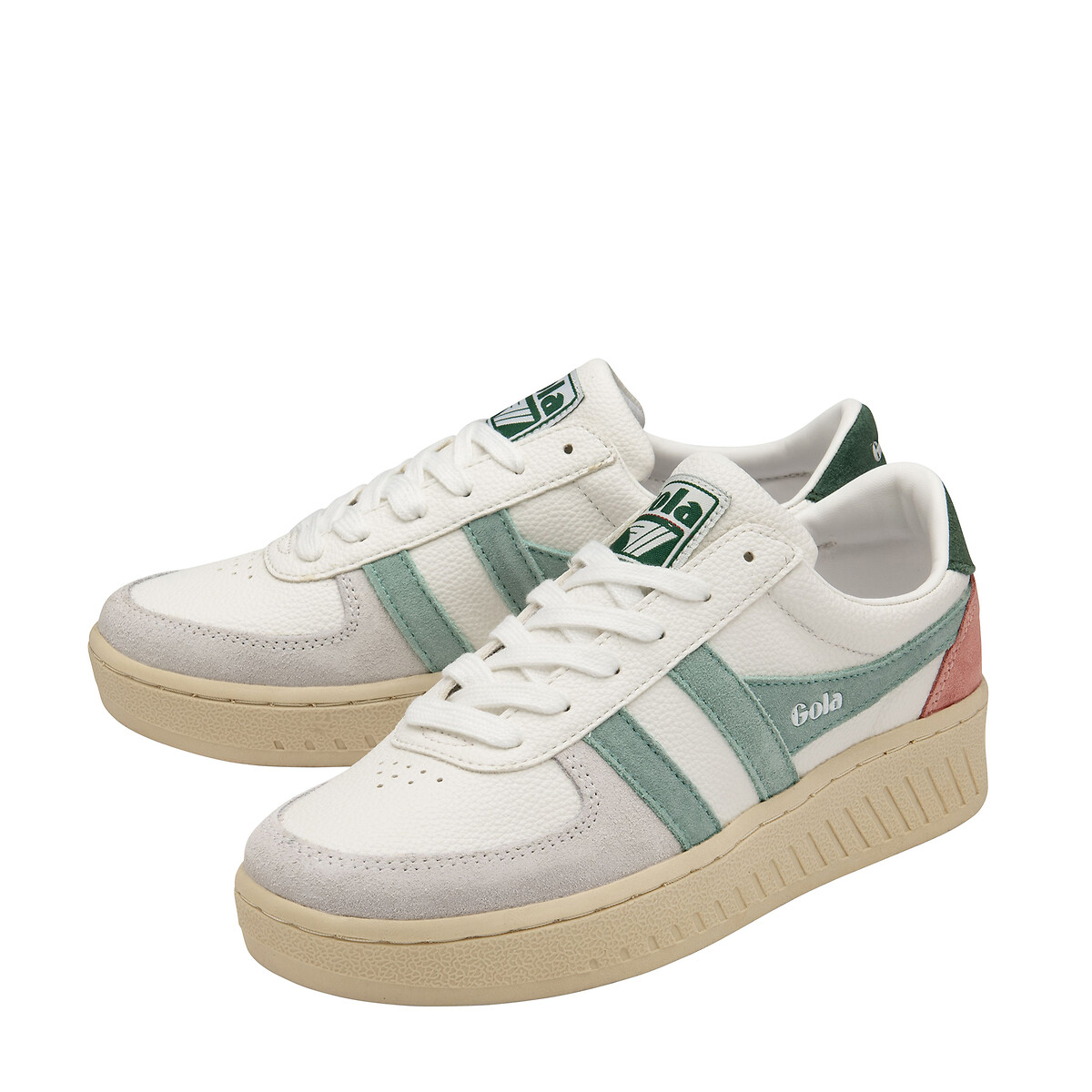 Sneakers Grandslam Trident bianco/verde, GOLA