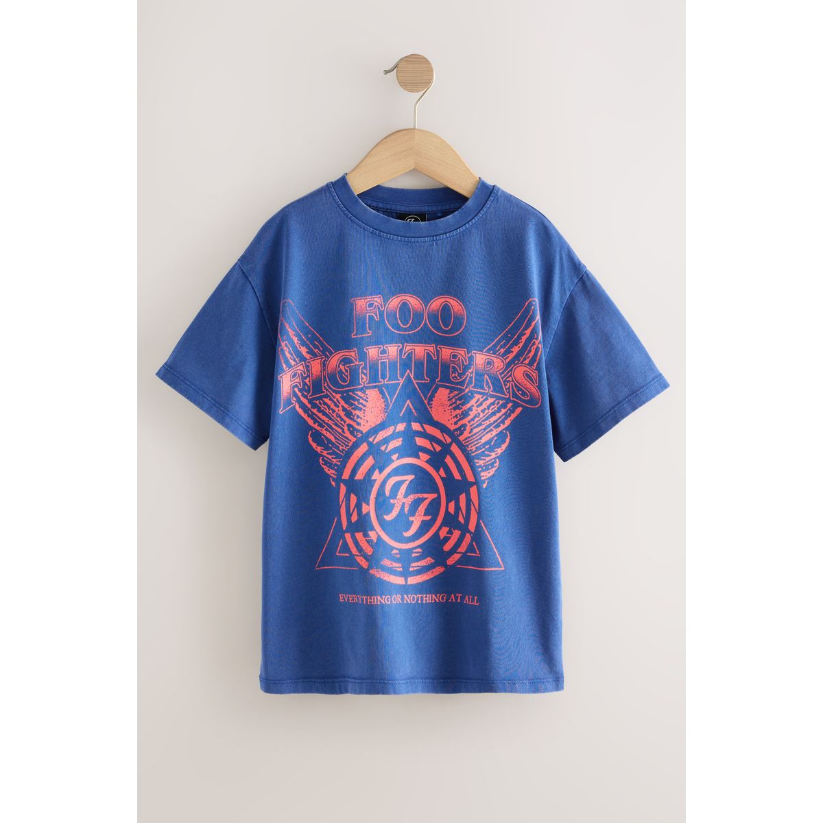 T-shirt groupe foo-fighters sous licence bleu, NEXT