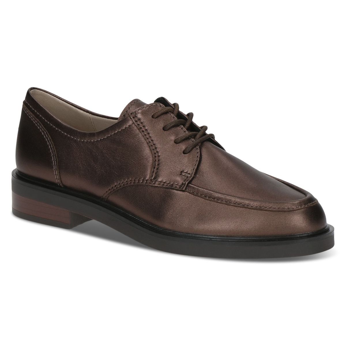 Derbie en cuir marron taupe suède, CAPRICE