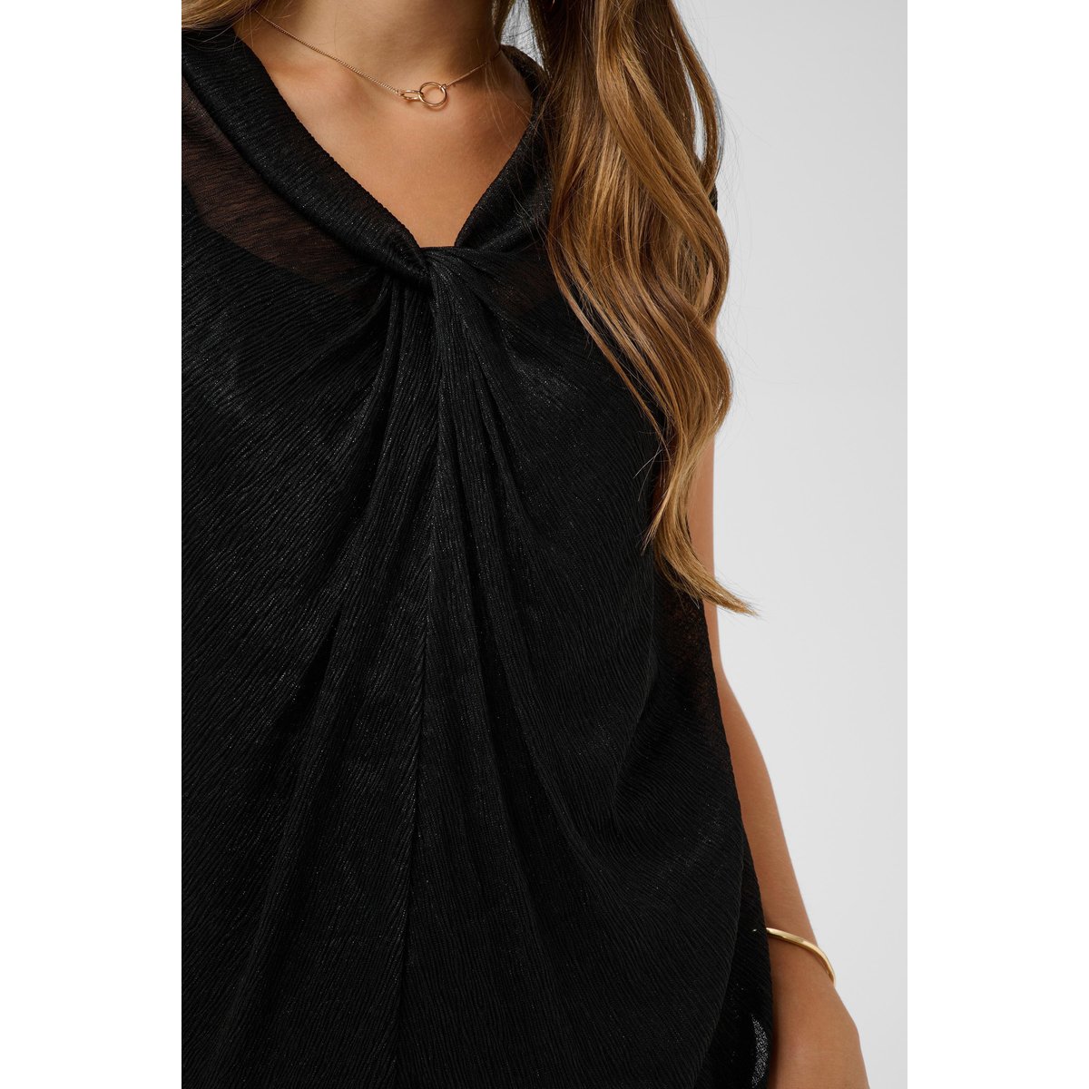 Blouse sans manches noir, CREAM
