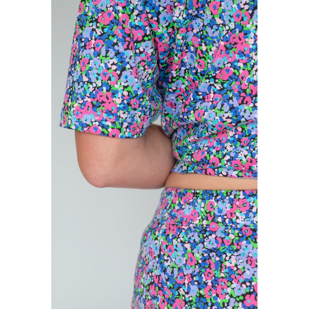 Pyjama long coton Confettis violet, WE ARE JOLIES