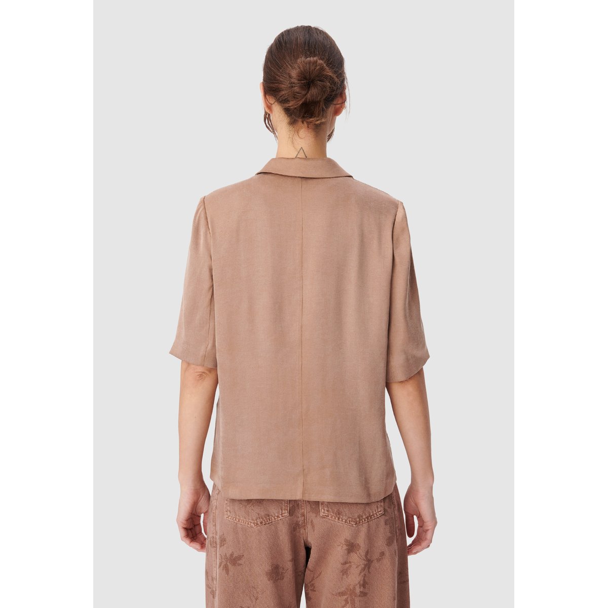 Veste de tailleur manches courtes marron, IKKS