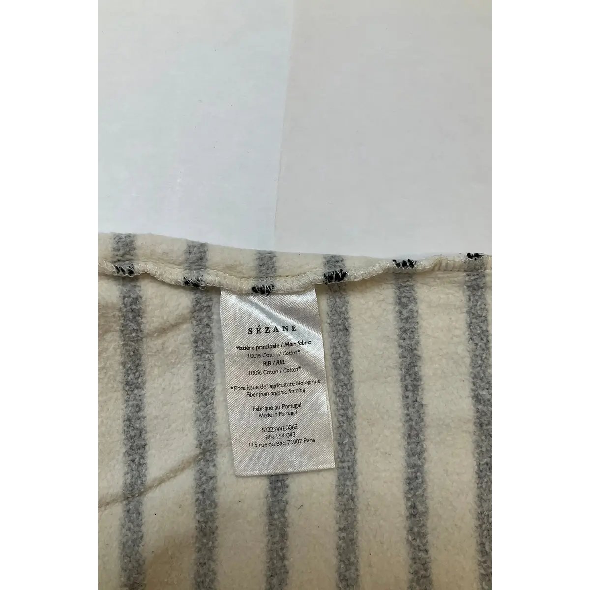 Sweatshirt - Très Bon État blanc, SEZANE