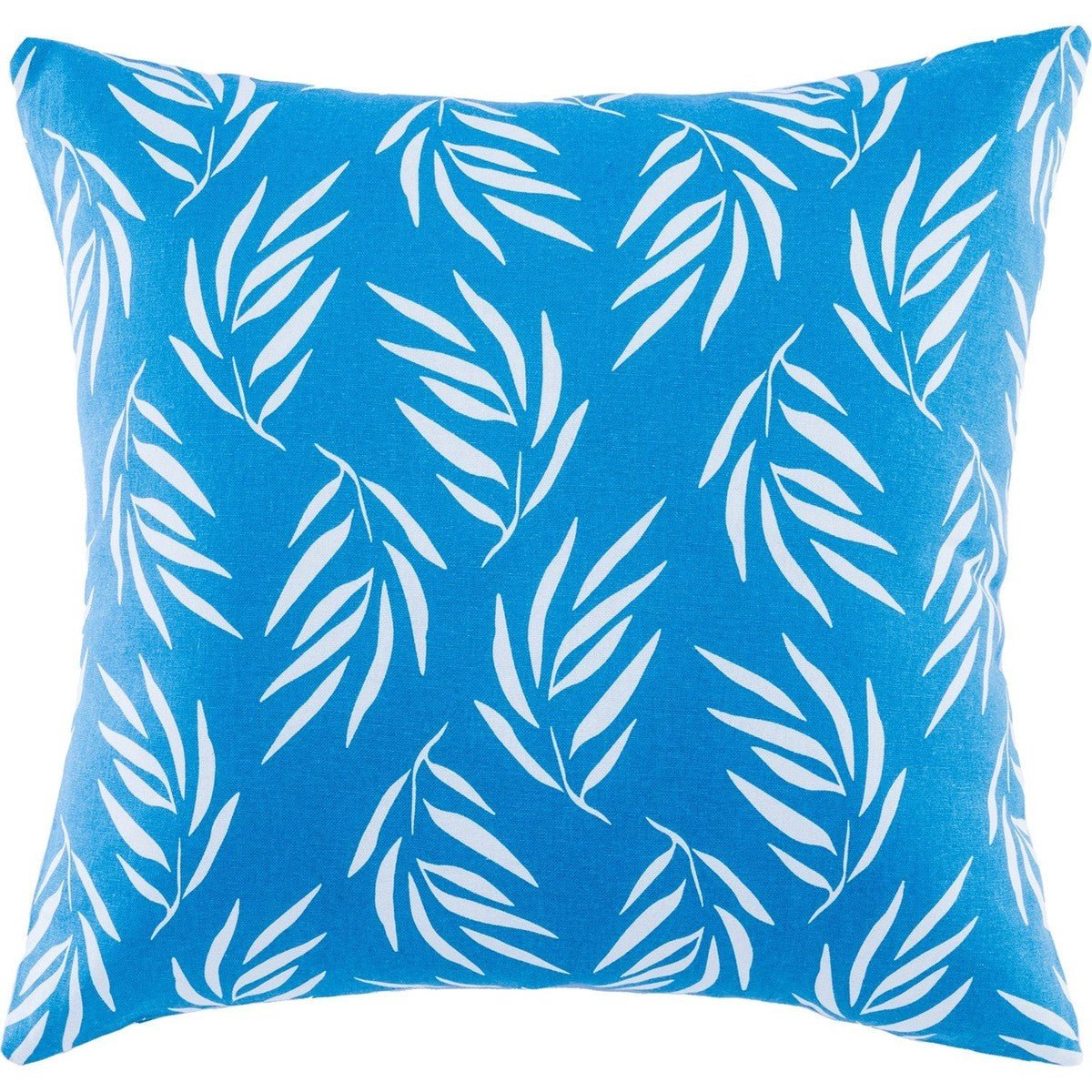 Housse de coussin d'extérieur coton FOLIAGE bleu, FEBRONIE
