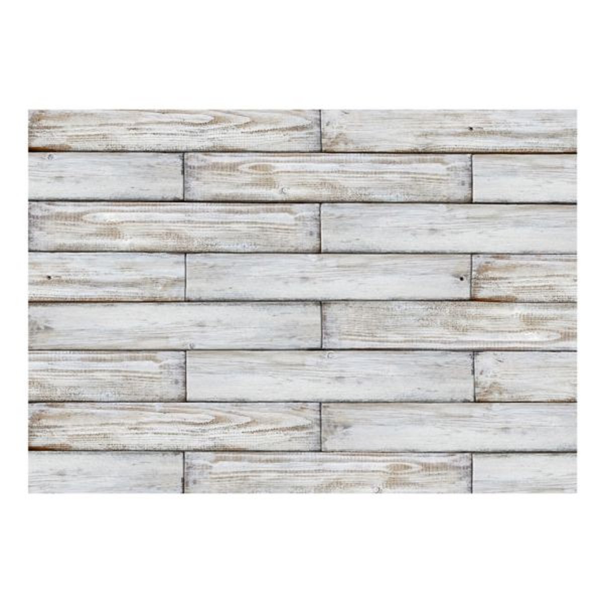 Papier peint intissé panoramique Tissage de bois beige, EDEN