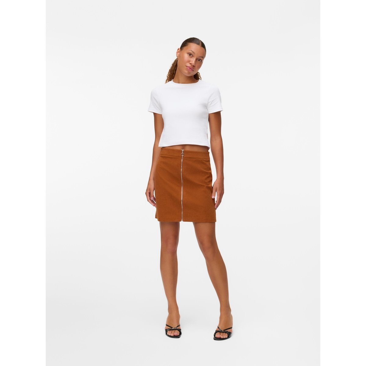 Jupe Courte marron - glazed ginger, VERO MODA