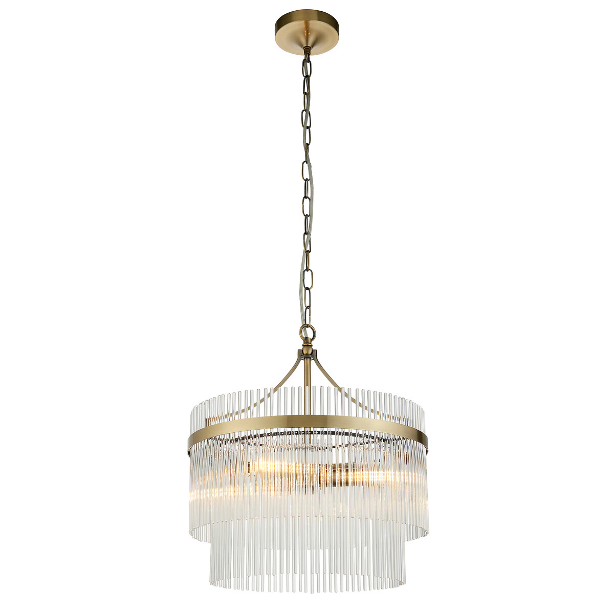 Marbury 3-Light Chandelier Pendant Light aged brass, ÉDITÉ