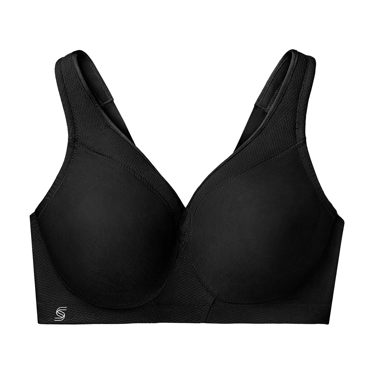 Soutien-gorge de sport, sans armatures, Magic Lift noir, GLAMORISE
