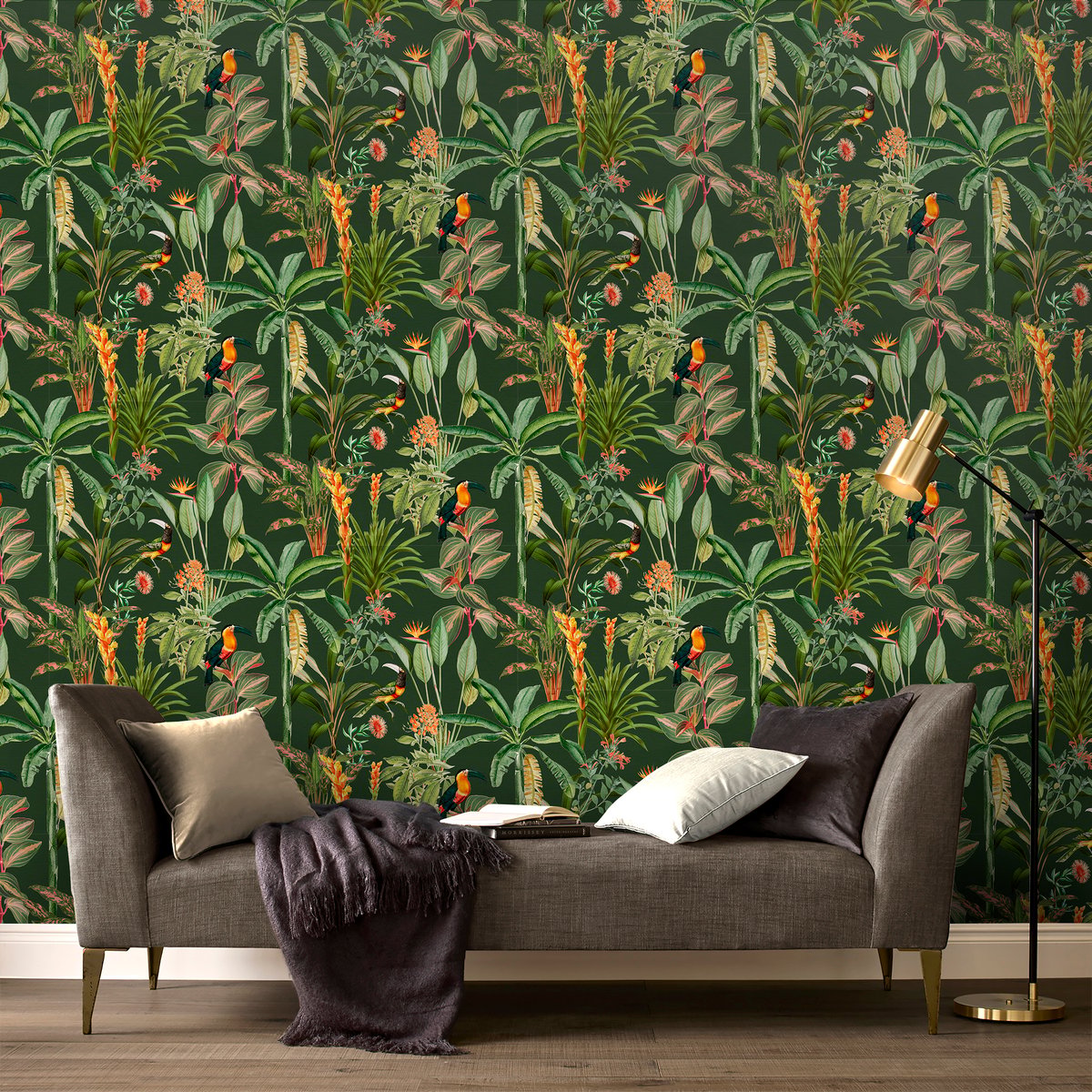 Papier peint Sarah vert, SUPERFRESCO EASY