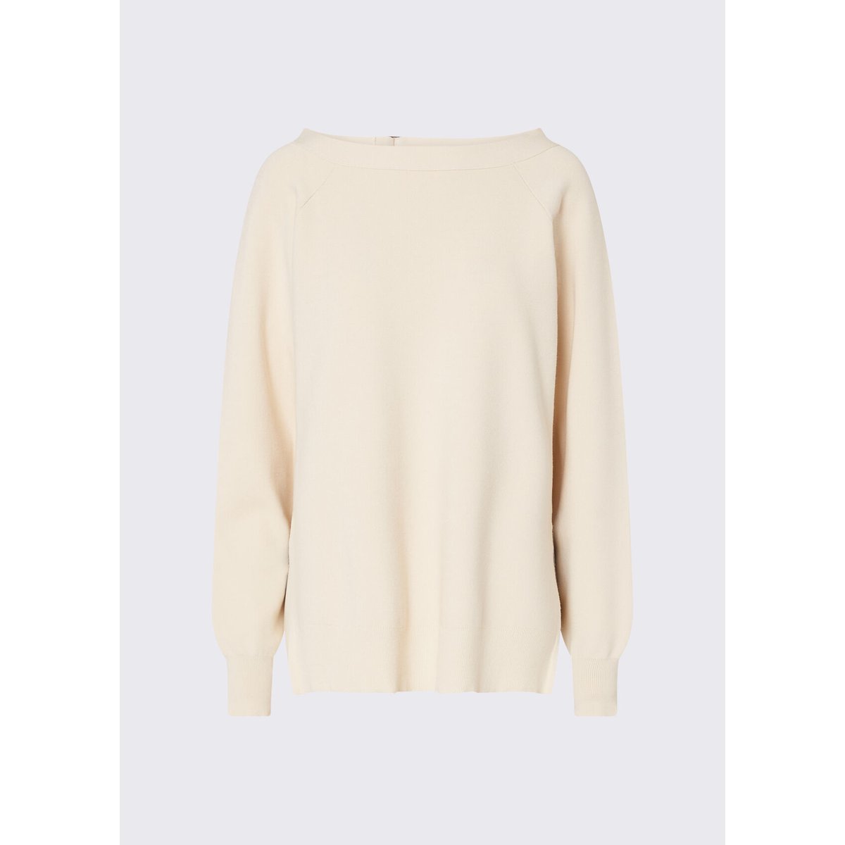 Sweat en maille avec découpe crème, LIU JO
