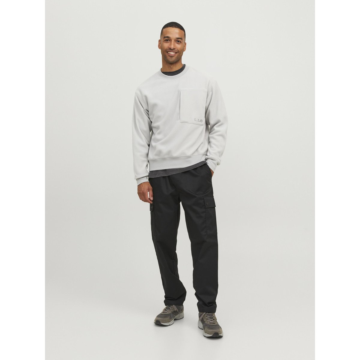 Sweat-Shirt grise - high-rise, JACK & JONES
