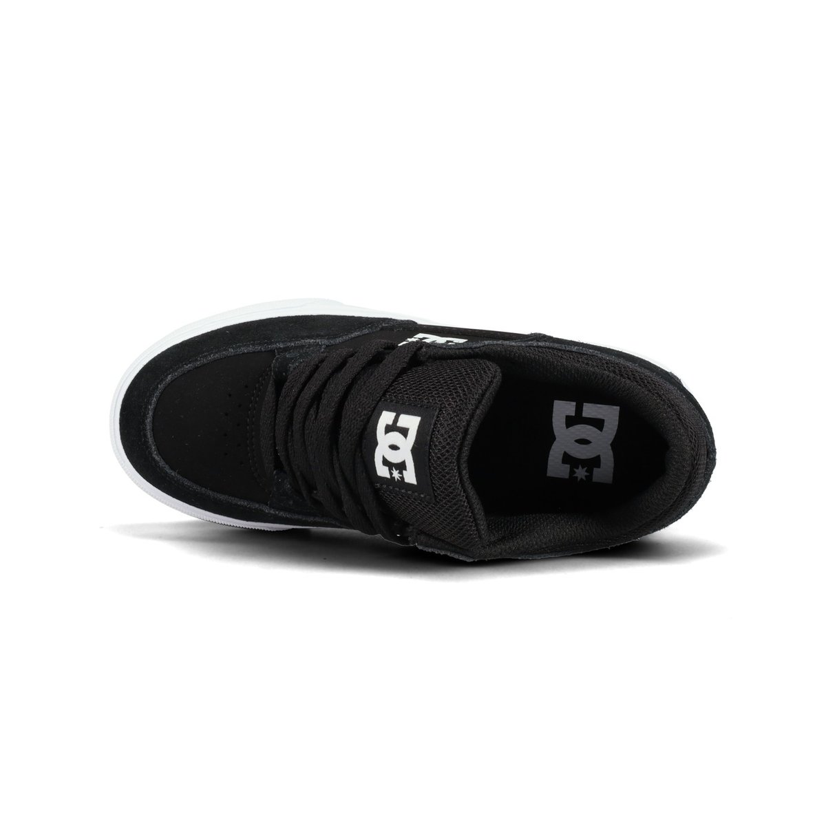 Chaussures en cuir ONYX. noir black/white, DC SHOES