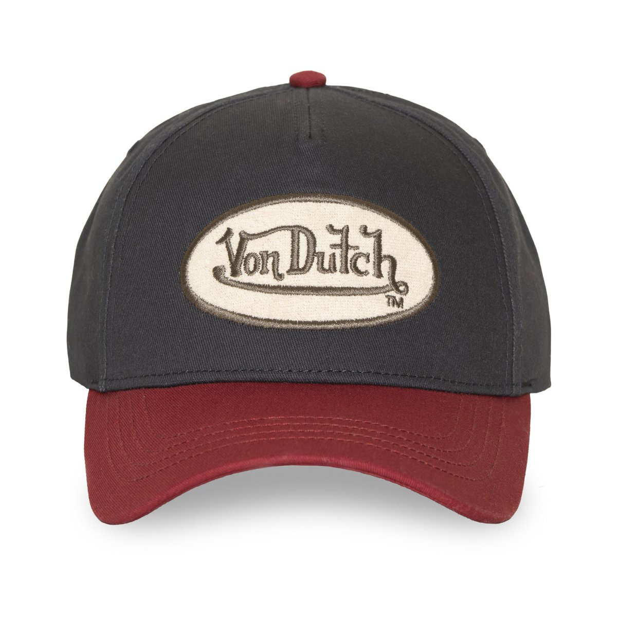 Casquette Baseball Terry bordeaux/bleu marine/beige/kaki, VON DUTCH