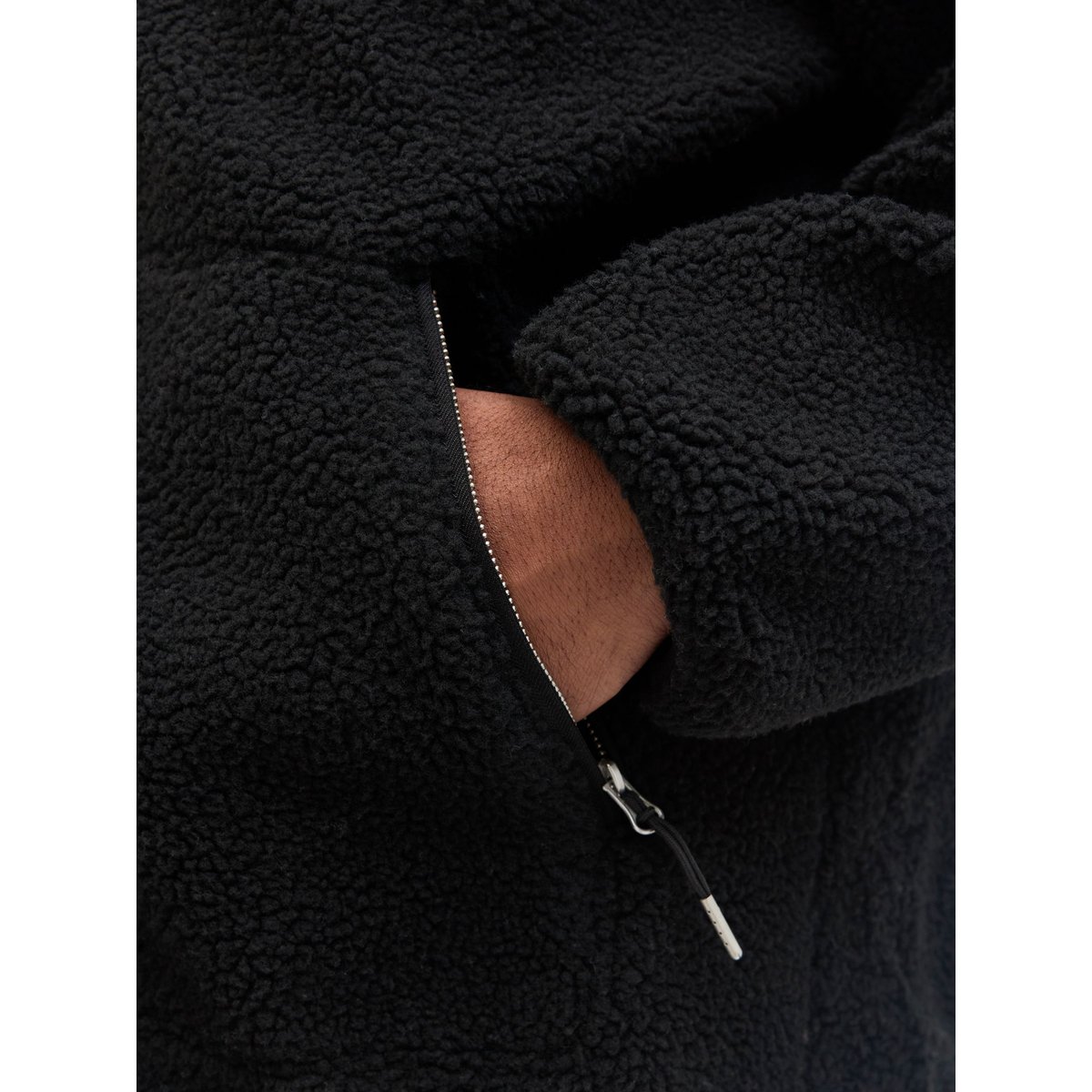 Manteau En Peluche black, JACK & JONES