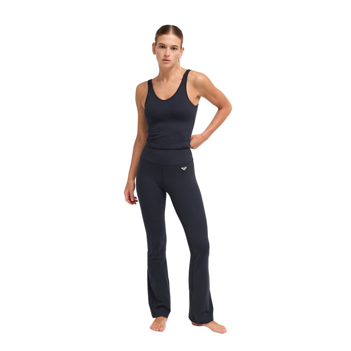 Pantalon de sport HEART INTO IT BOOT LEG. noir anthracite, ROXY