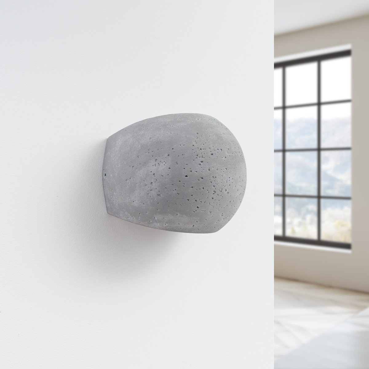 Applique murale Béton Gris G9 2 Globe gris, EDEN