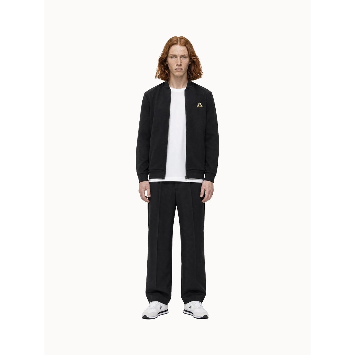 Sweat zippé Coq d'Or noir, LE COQ SPORTIF