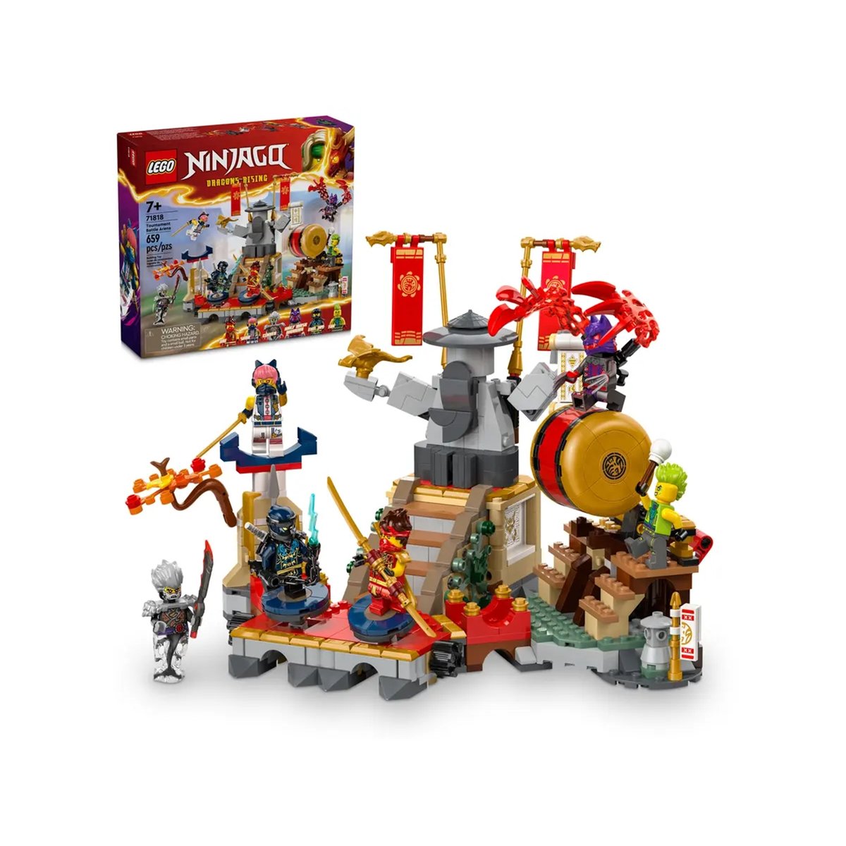 LEGO NINJAGO - L'arène de combat du tournoi - 71818 multicolore, LEGO
