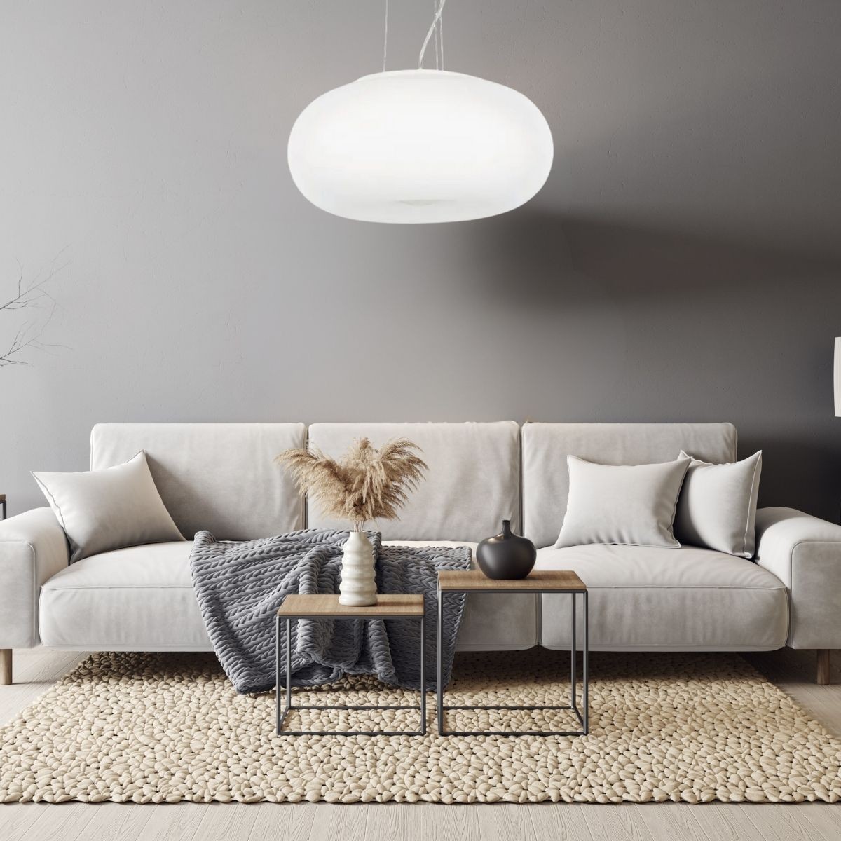Suspension    ULISSE blanc, IDEAL LUX